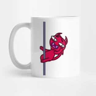 Pole dancing Red Devil Mug